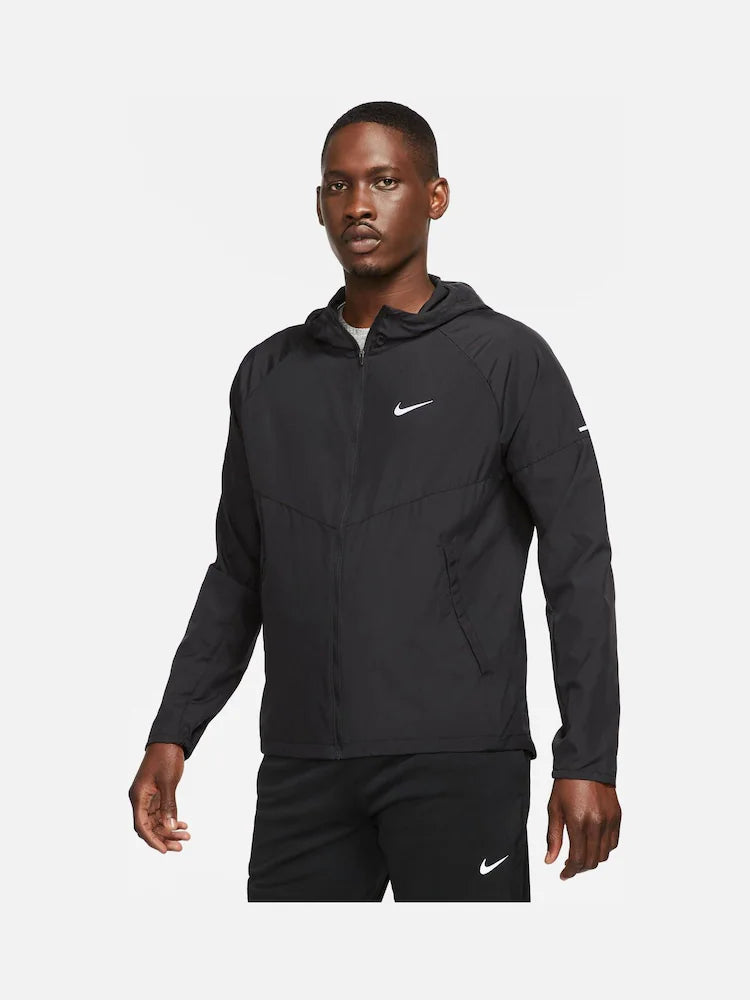 Nike Black Repel Miler Running Jacket