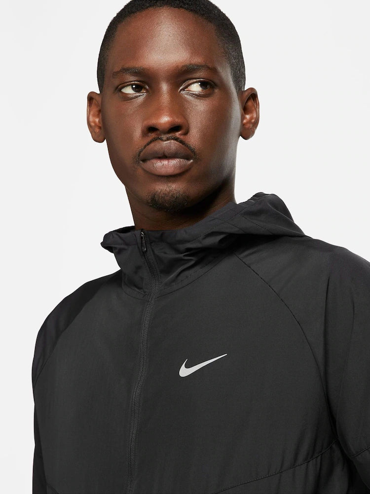 Nike Black Repel Miler Running Jacket